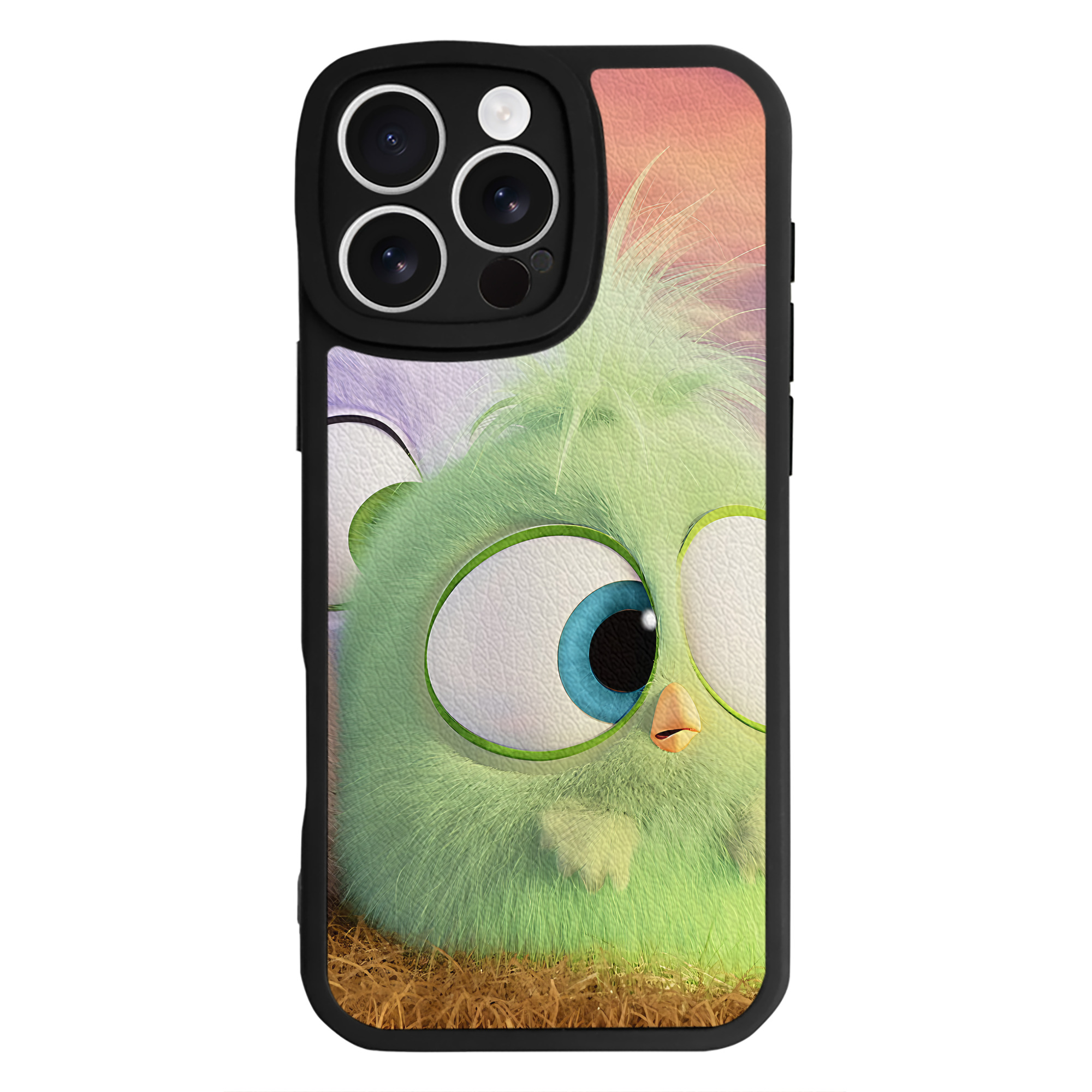（画像用） Angry Birds アングリーバード 【iPhone 16シリーズ対応】シリコンスマホケース（レザー調） 材質：シリコン